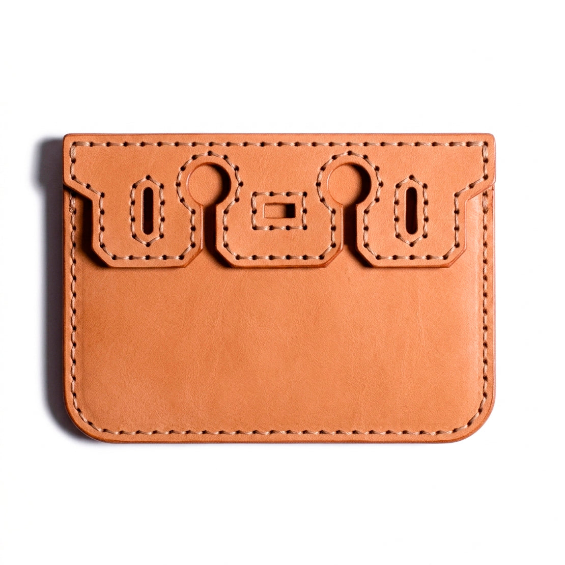 PDF Leather Cardholder Pattern | Slim Wallet & Card Holder DXF Template for Laser Cutting