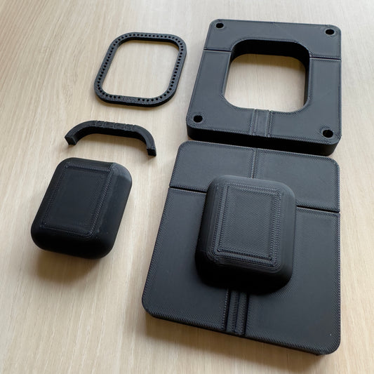 STL Mold AirPods 1 and 2 Gen Leather Case Print Digital STL - Royal Leather Patterns