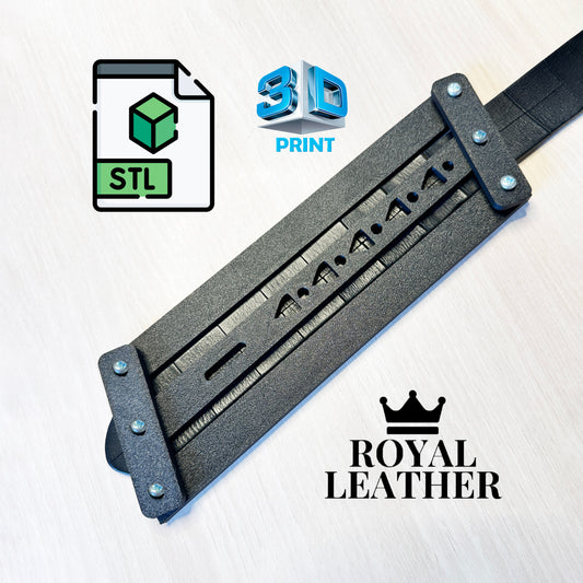 STL Mold Ruler for marking belt holes 3D Print Digital STL