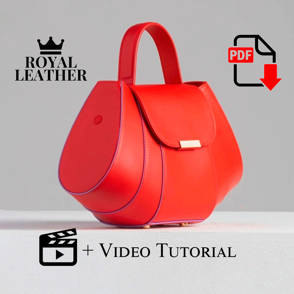 Modèle PDF de sac à bandoulière à rabat tendance
