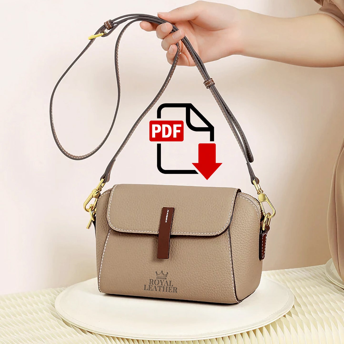 PDF Pattern Crossbody Bag Evening Bag Template