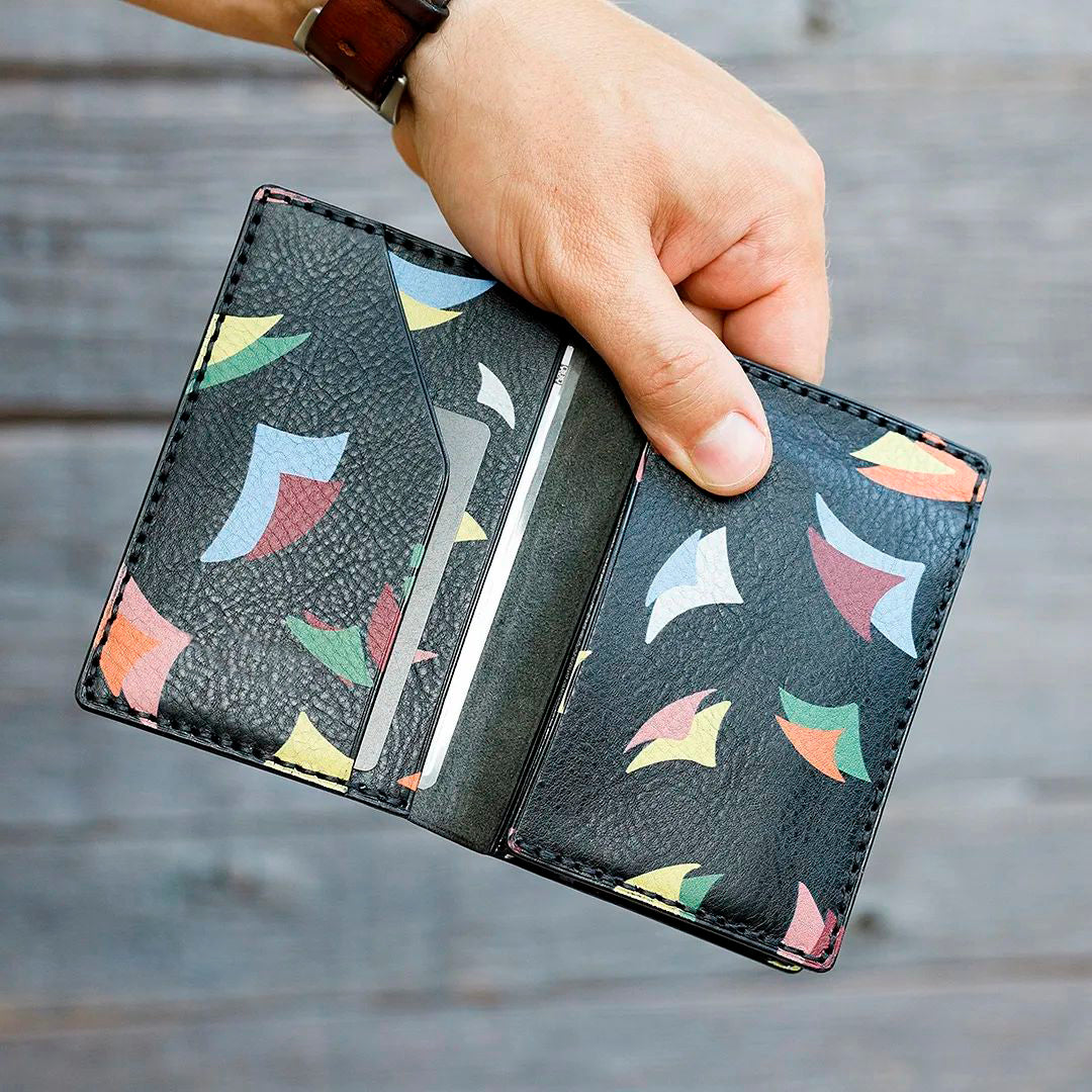 PDF Pattern Tri Fold Cardholder Men Wallet Template