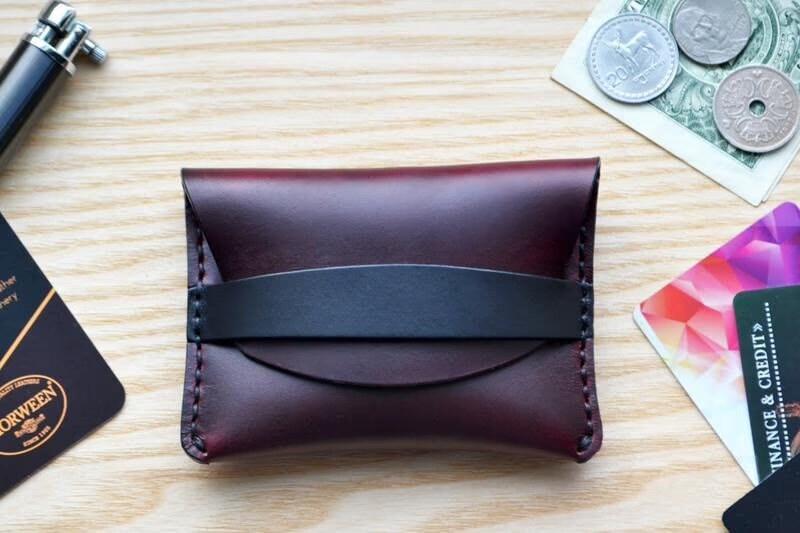 PDF Pattern Cardholder Wallet Front Pocket Leather Wallet Template