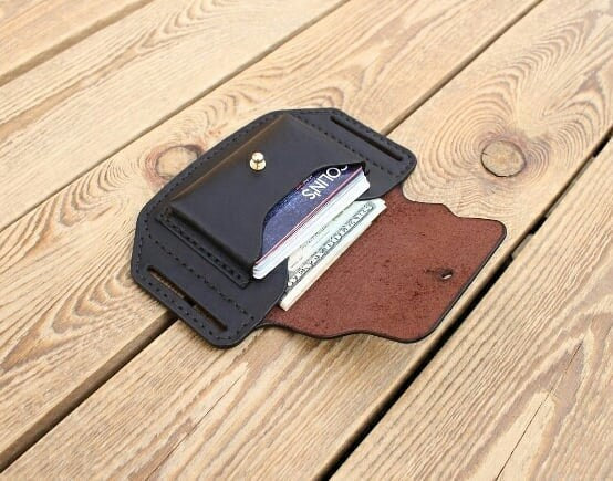 PDF Pattern Belt wallet Card Holder Leather Template