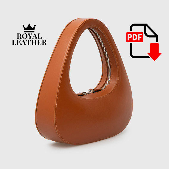 PDF Pattern Ttriangle Moon Swipe Cocktail Bag Template