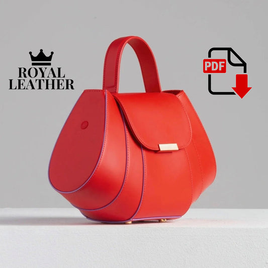 PDF Pattern Fashion Flap Shoulder Bag Template