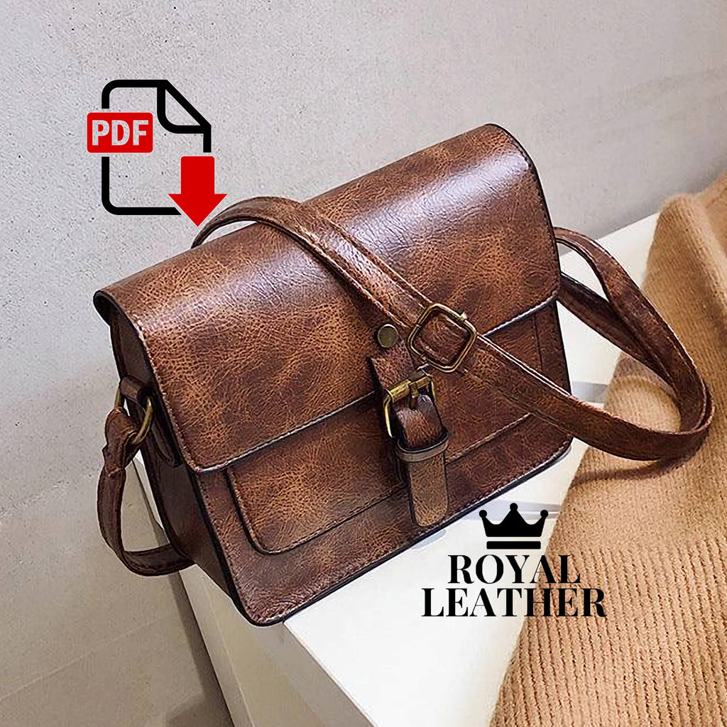 Modèle PDF de sac à bandoulière vintage pour femme