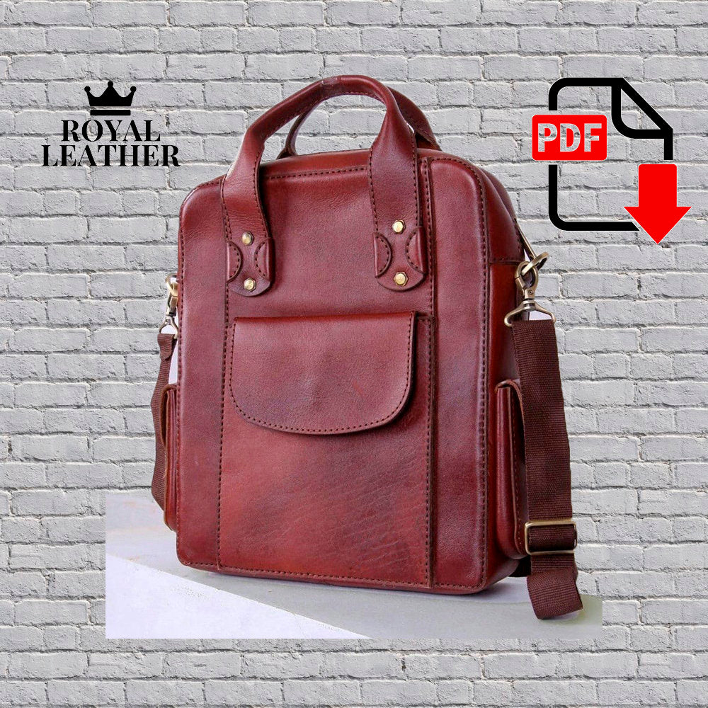 PDF Pattern Mail Bag Messenger bag Laptop Template