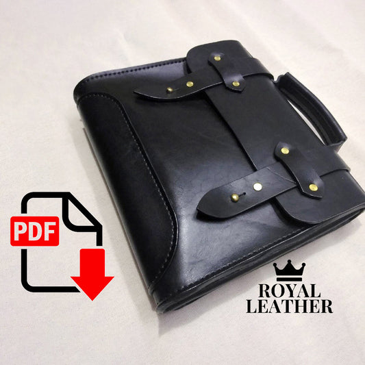 PDF Pattern Briefcase Messenger Laptop Busines Bag Template