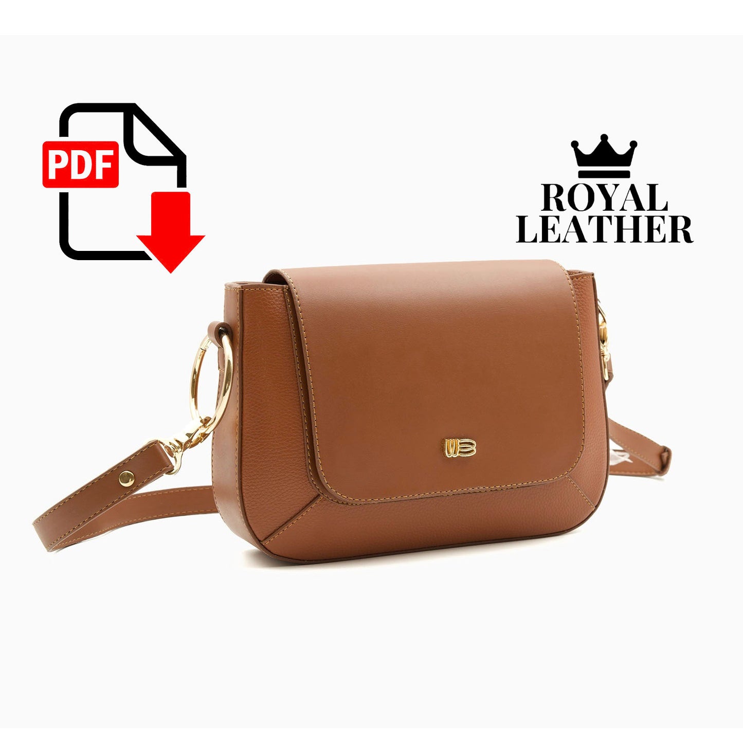 PDF Pattern Shoulder Crossbody Mini Daily Bag Template