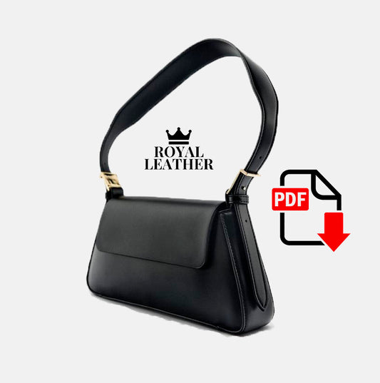 PDF Pattern Shoulder Daily Classic Flap Bag Template