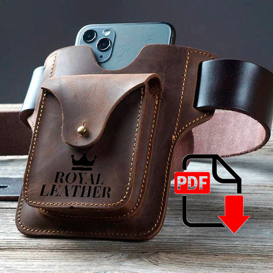 PDF Pattern Phone Belt Holder Waist Holster Template