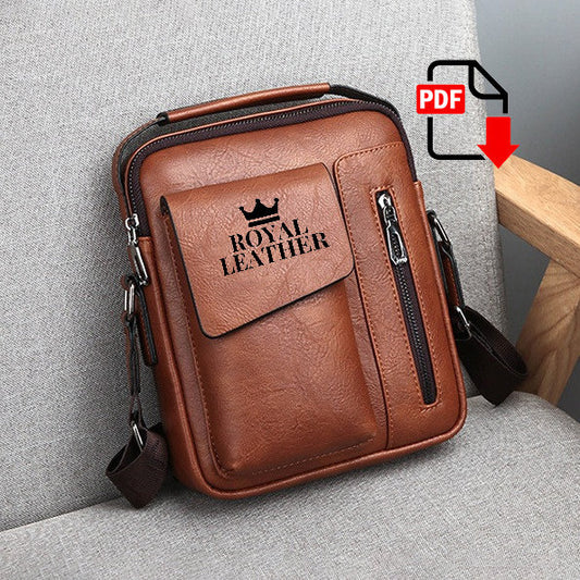 PDF Pattern Business Handbag Travel Shoulder Bag Template