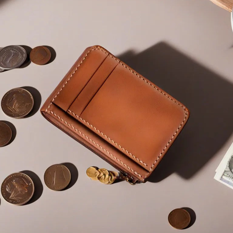 PDF Pattern Coin Card Wallet Zipper Wallet Template