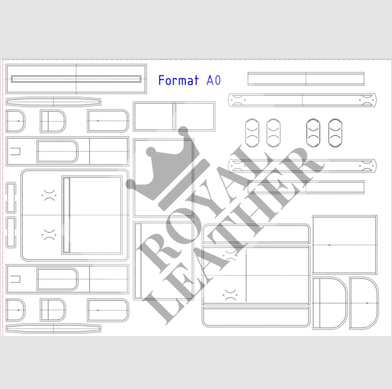 PDF Pattern Mail Bag Messenger bag Laptop Template