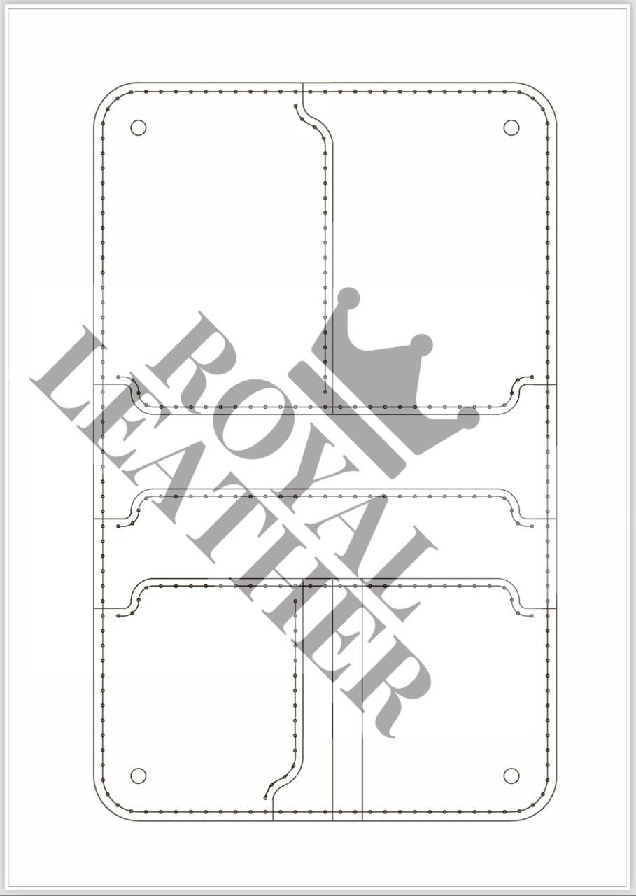 PDF Pattern Passport Longer Wallet Template