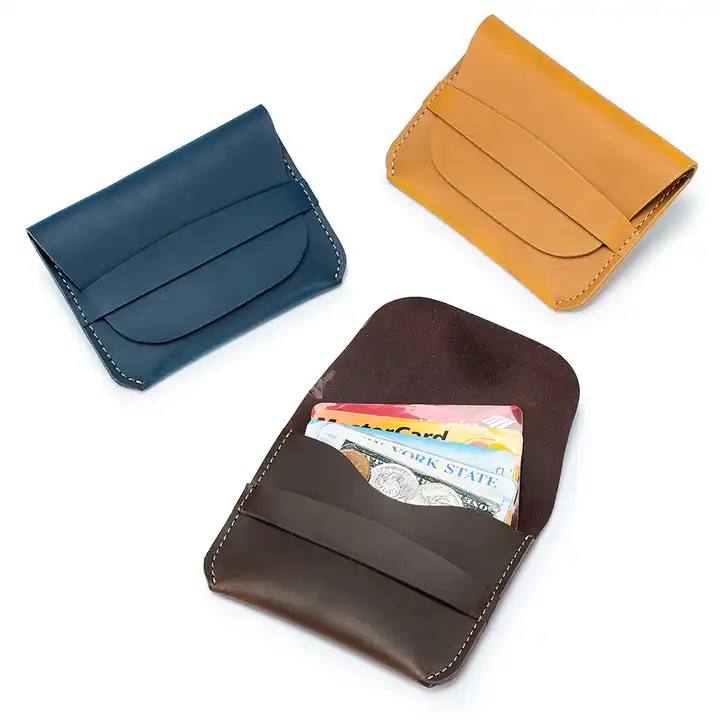 PDF Pattern Cardholder Wallet Front Pocket Leather Wallet Template