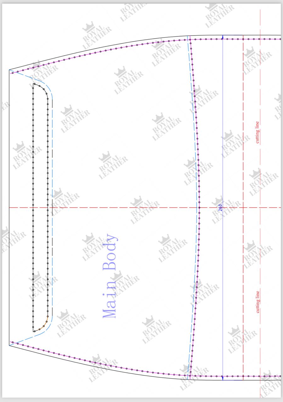 PDF Pattern Boston Top Handle Bag Template